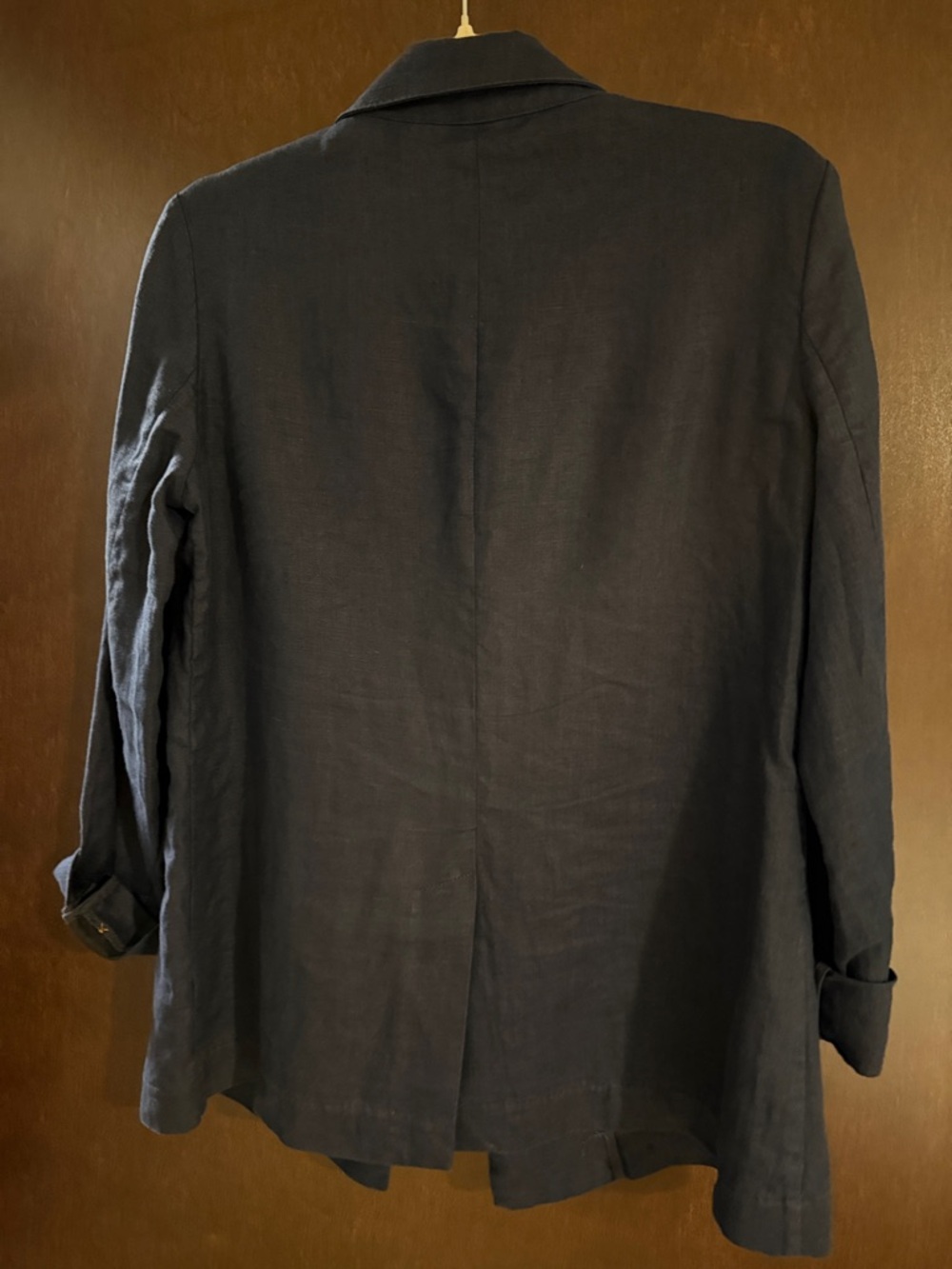 Quince 100% European Linen Blazer Deep Navy XS - Picture 3 of 5